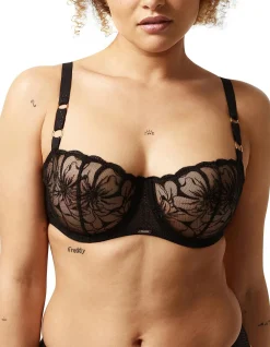 FLEURS HALF CUP BRA