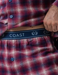 Flinders Flannel Button-thru PJ Set