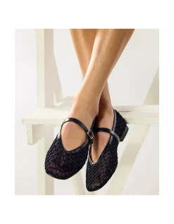 FLOSSY MESH WEAVE BALLET