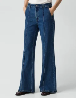 Fluid Flare High Rise Essential Denim Jeans