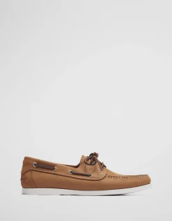 Flynn Nubuck Leather Boat Shoe