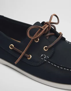 Flynn Nubuck Leather Boat Shoe