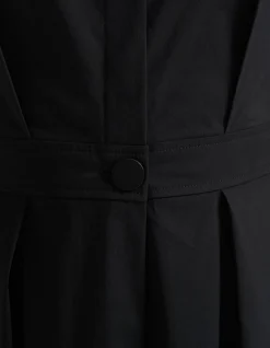 FOLDED WAIST SHIRT DRESS