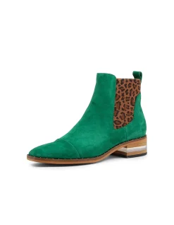 Forda Leopard Panel Suede Chelsea Boots