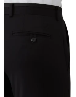 Fortune Wool Tuxedo Trouser Black