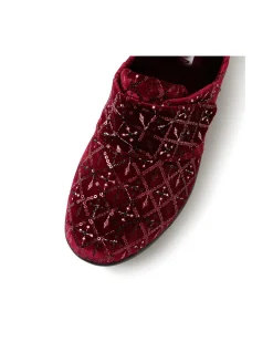 FOSCO XW ZR BURGUNDY DIAMOND VELVET