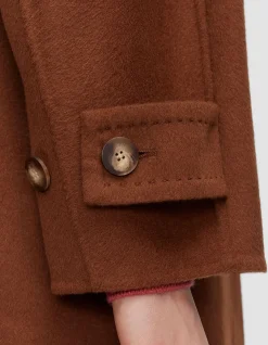 FRANCO SINGLE BUTTON CASHMERE BLEND COAT
