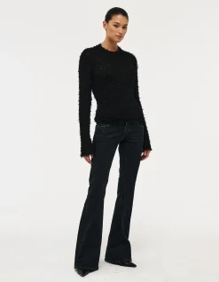 Fray Crew Neck Knit
