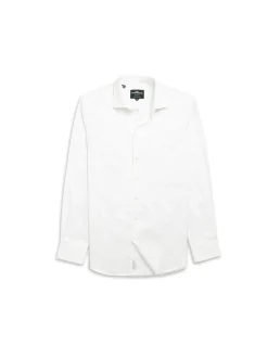 FRESHFORD LONG SLEEVE SPORTS FIT SHIRT - SNOW