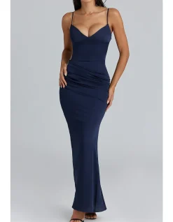 FREYA MAXI DRESS WITH OPTIONAL NECK SCARF