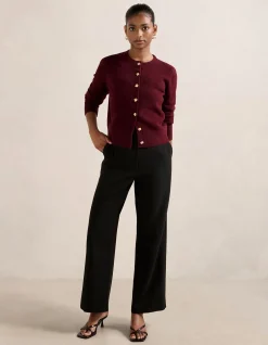 FREYA PETITE HIGH WAIST WIDE LEG PANTS