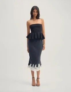 FRIEDA LACE TRIM SKIRT