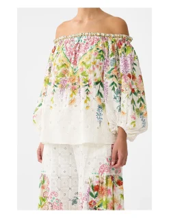 FRILL OFF SHOULDER TOP