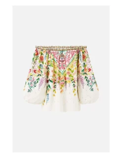 FRILL OFF SHOULDER TOP