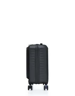 Frontec 54cm Expandable Small Carry-On Suitcase Black
