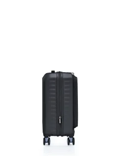 Frontec 54cm Expandable Small Carry-On Suitcase Black