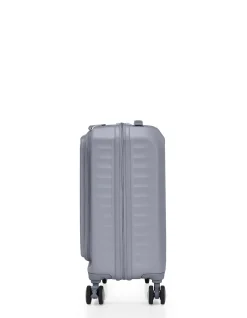 Frontec 54cm Expandable Small Carry-On Suitcase Cool Grey