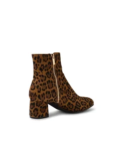 Fryes Mid Block Heel Ankle Boots