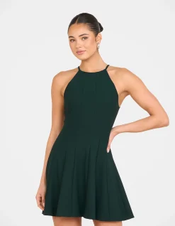 GAB HIGH NECK MINI DRESS