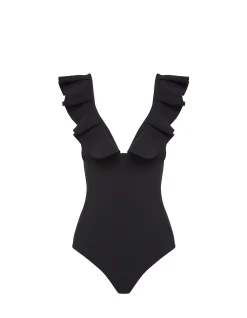 Gabriella D+ Cup Ruffle Underwire One Piece Swimsuit