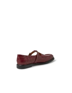 Gahla Croc Strap Mary Jane Loafers
