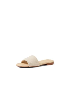 Gambol Ribbed Strap Slide Sandals