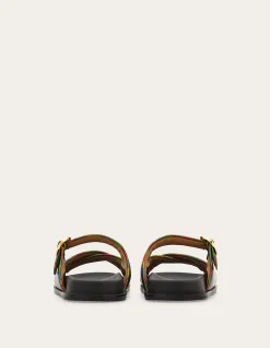 GANCINI ORNAMENT FLAT SANDAL