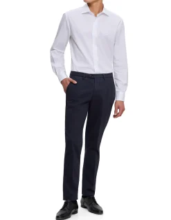 Garment Dyed Cotton Stretch Gabardine Chino