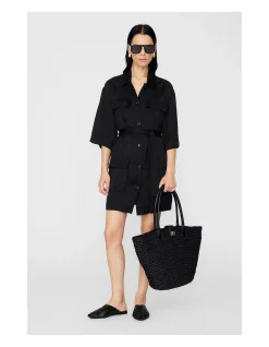 GERI short sleeve UTILITY MINI DRESS
