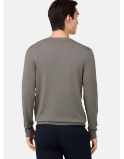 16GG SUPERFINE MERINO WOOL CREW NECK JUMPER