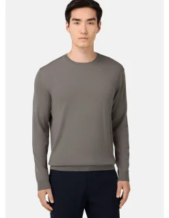 16GG SUPERFINE MERINO WOOL CREW NECK JUMPER