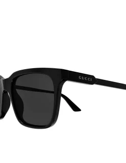 GG2114S BLACK RECTANGLE SUNGLASSES