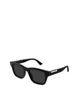 GG2089S BLACK RECTANGLE SUNGLASSES