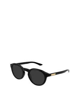 GG2079S BLACK ROUND SUNGLASSES
