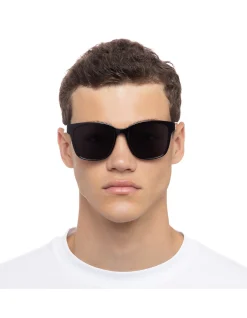 GG0417SK BLACK D-FRAME SUNGLASSES
