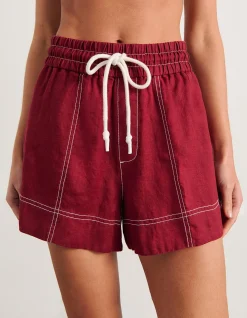 GIGI LINEN PULL ON SHORT