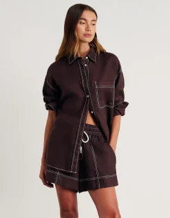 GIGI LINEN RELAXED LONG SLEEVE SHIRT