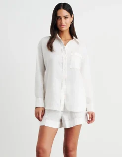 GIGI LINEN RELAXED LONG SLEEVE SHIRT