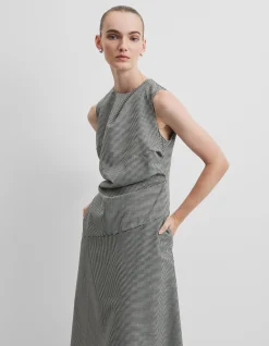 Gingham Midi Dress