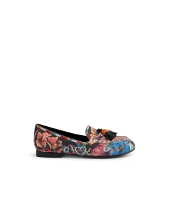 Ginner Embroidered Tassel Loafers