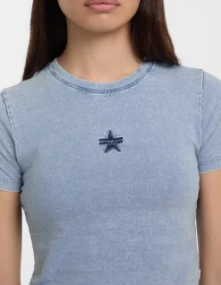 Gj Short Sleeve Cn Baby Emb Star T-Shirt