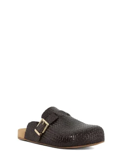 GLAIZED SLIP ON IN BROWN