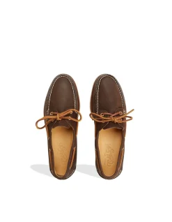 GOLD A/O 2-EYE BOAT SHOE