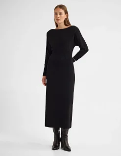 GRETA KNITTED BALLOON SLEEVE DRESS
