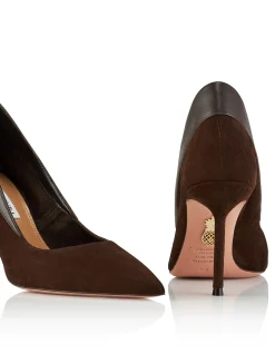 GUANTO SUEDE LEATHER PUMP 85