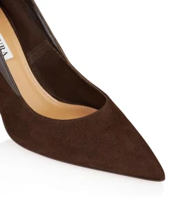 GUANTO SUEDE LEATHER PUMP 85