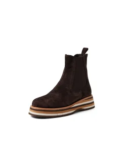 GUIDO Suede Platform Chelsea Boots