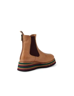 GUIDO Contrast Elastic Platform Chelsea Boots