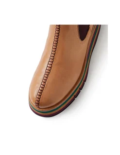 GUIDO Contrast Elastic Platform Chelsea Boots