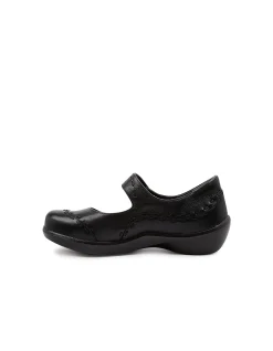 Gummibear W Black Leather Mary Janes